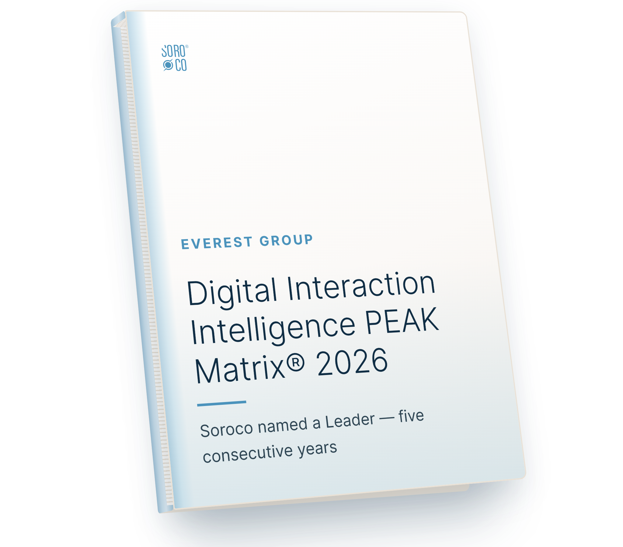 report book mockup white tilted up